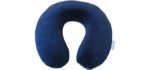 TravelMate(R) Dark Blue - Memory Foam Neck Pillow, Dark Blue