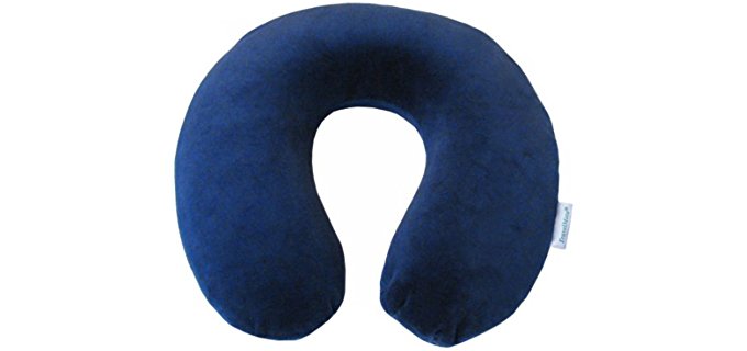 TravelMate(R) Dark Blue - Memory Foam Neck Pillow, Dark Blue