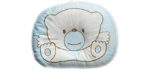 Generic Blue - Anti Roll Pillow Flat Head Sleeping Positioner Bear