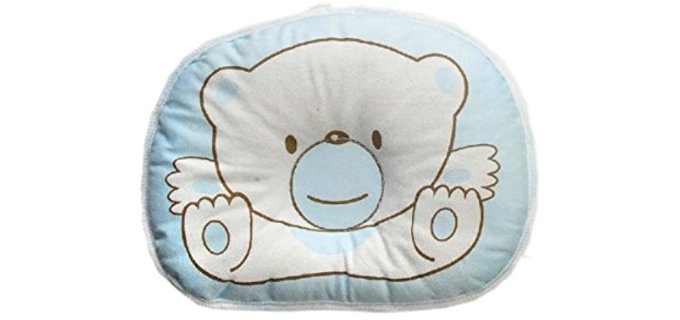 Generic Blue - Anti Roll Pillow Flat Head Sleeping Positioner Bear