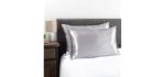 Bedford Home Luxury - Satin Microfiber Pillowcase