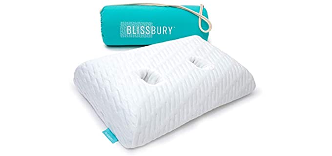 BLISSBURY Adjustable - Ear Pillow with Ear Hole