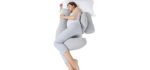 Bedsure H-Shape - Pregnancy Body Pillow