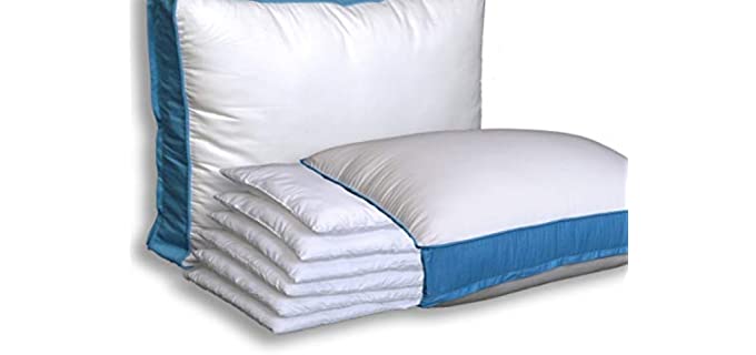 Pancake Pillow The Adjustable - Layered Cotton Pillow