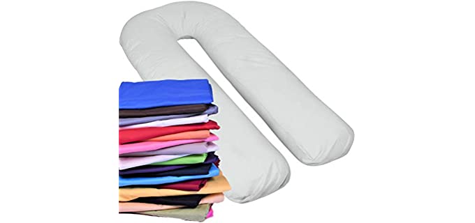 Moonrest White - Pillowcase for Pregnancy Pillows