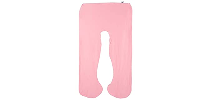 Lavish Home Full Cover - U-Shape Pillowcase for Pregnancy Pillows
