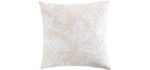 Tommy Bahama Lago leaves - Throw Pillow for a Leather Couch