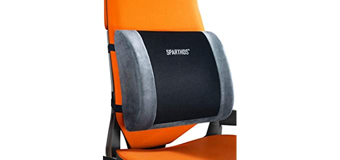 Sparthos Lower Back Pain - Comfort Travel Lumbar Support Pillow